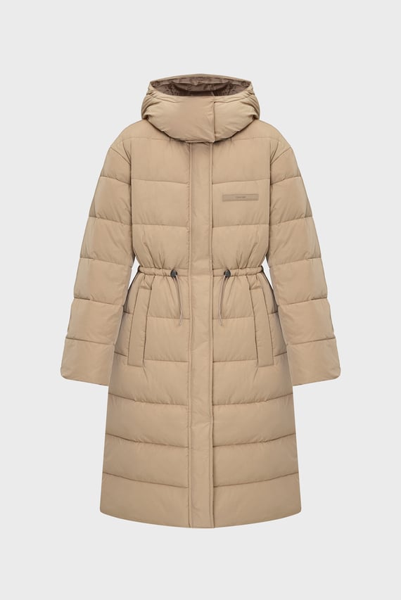 Женская бежевая куртка MW PADDED TWO TONE COAT
