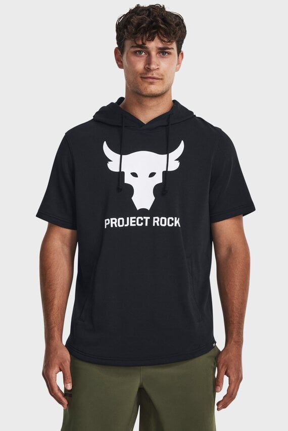 Мужское черное худи Pjt Rock Terry SS HD
