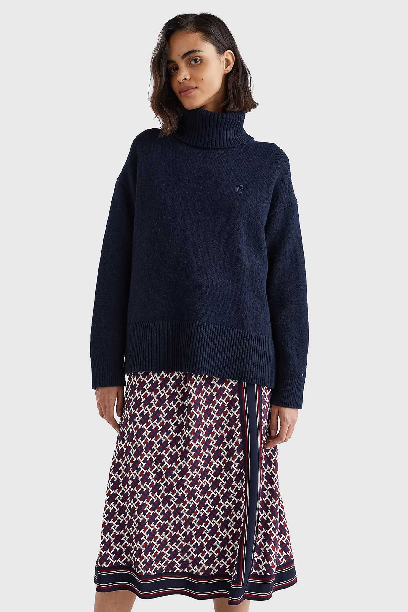 Гольф WOOL BLEND ROLL-NK SWEATER 7