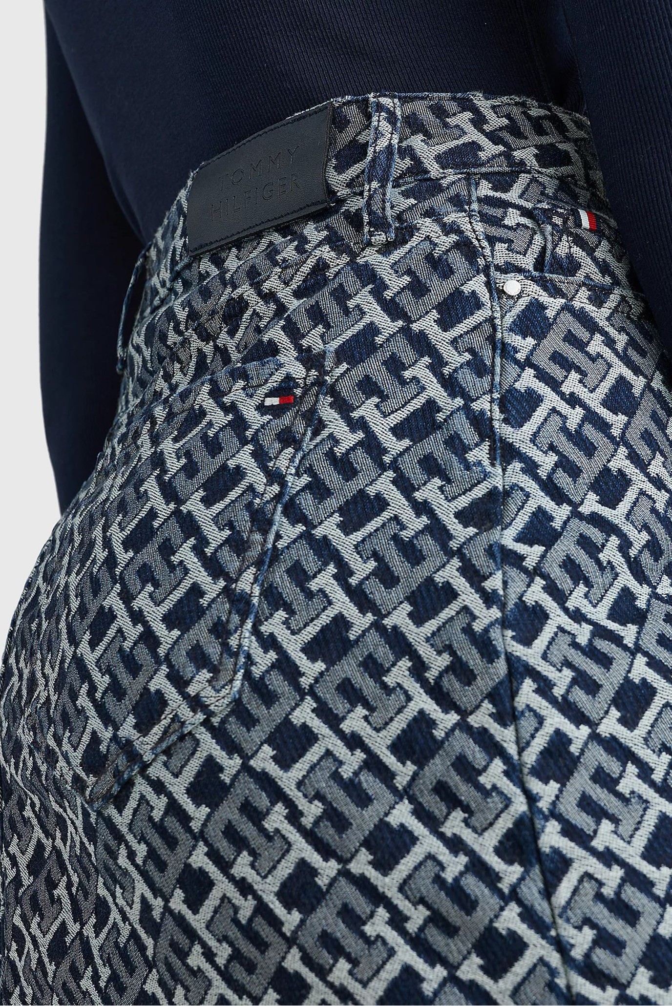 Женская джинсовая юбка с узором DNM HW MONOGRAM 9