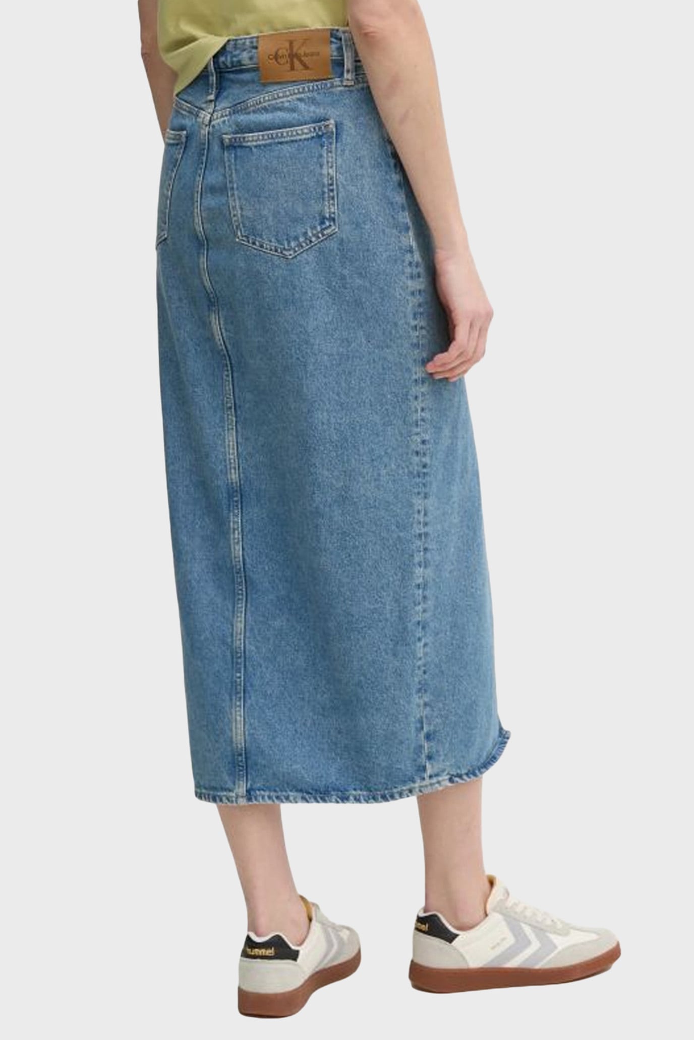 Женская синяя джинсовая юбка MAXI SKIRT 3