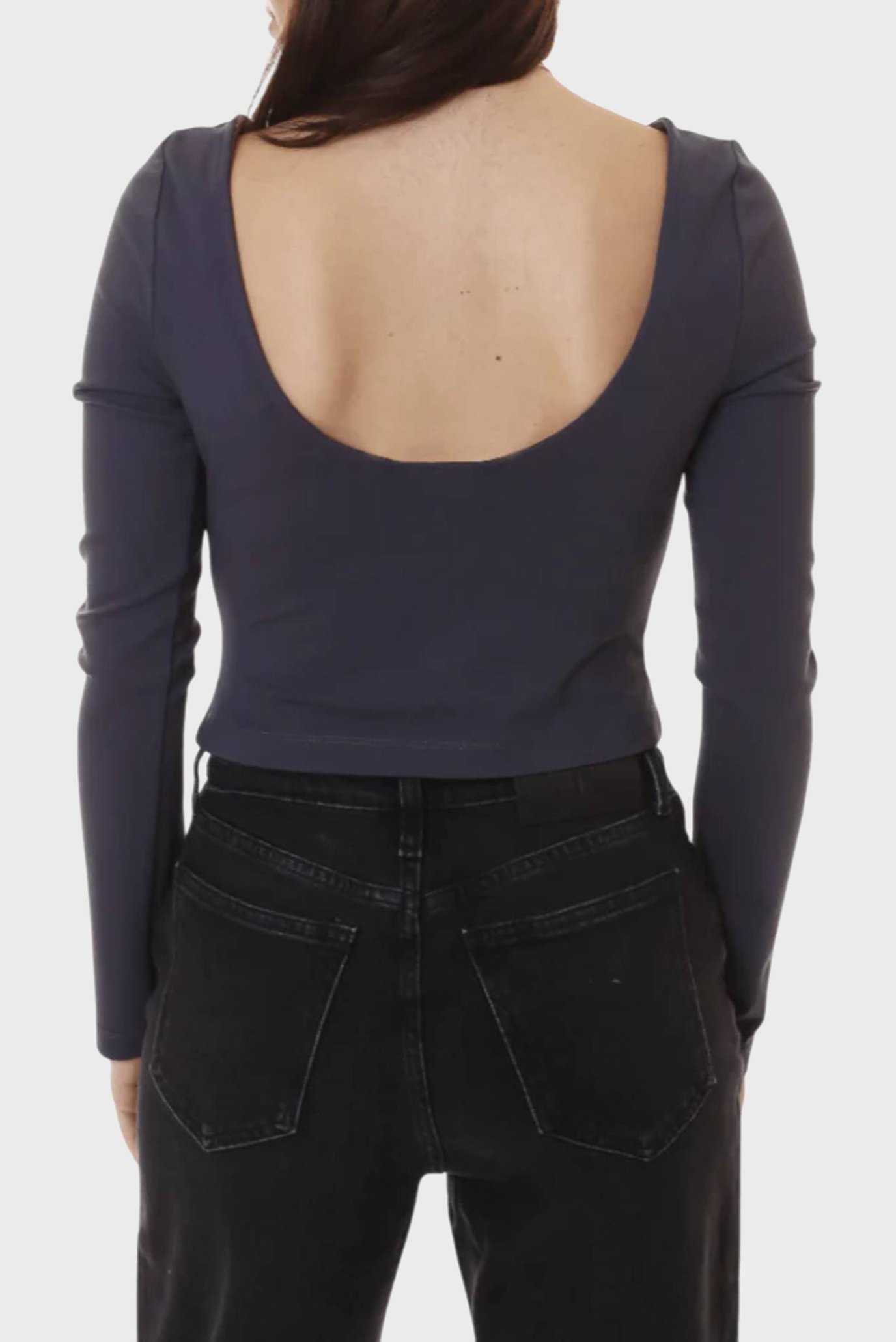 Лонгслив SCOOPED BACK MILANO LS TOPCalvin Klein Jeans Лонгслив SCOOPED BACK MILANO LS TOP 2