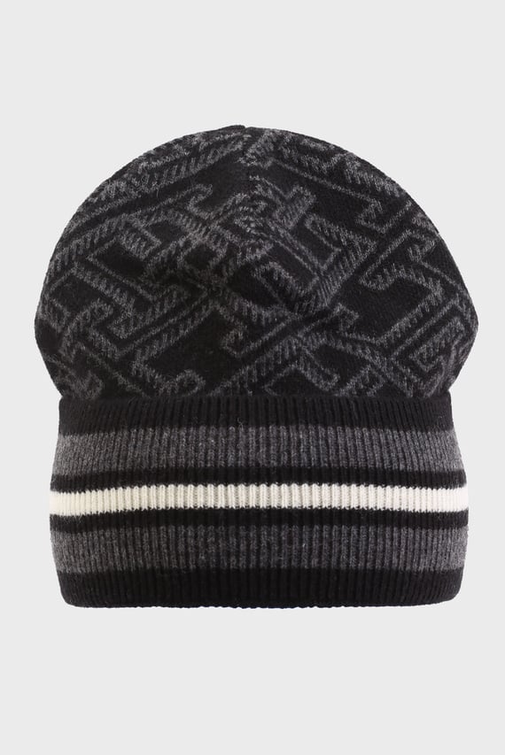 Шапка TH MONOGRAM AOP BEANIE