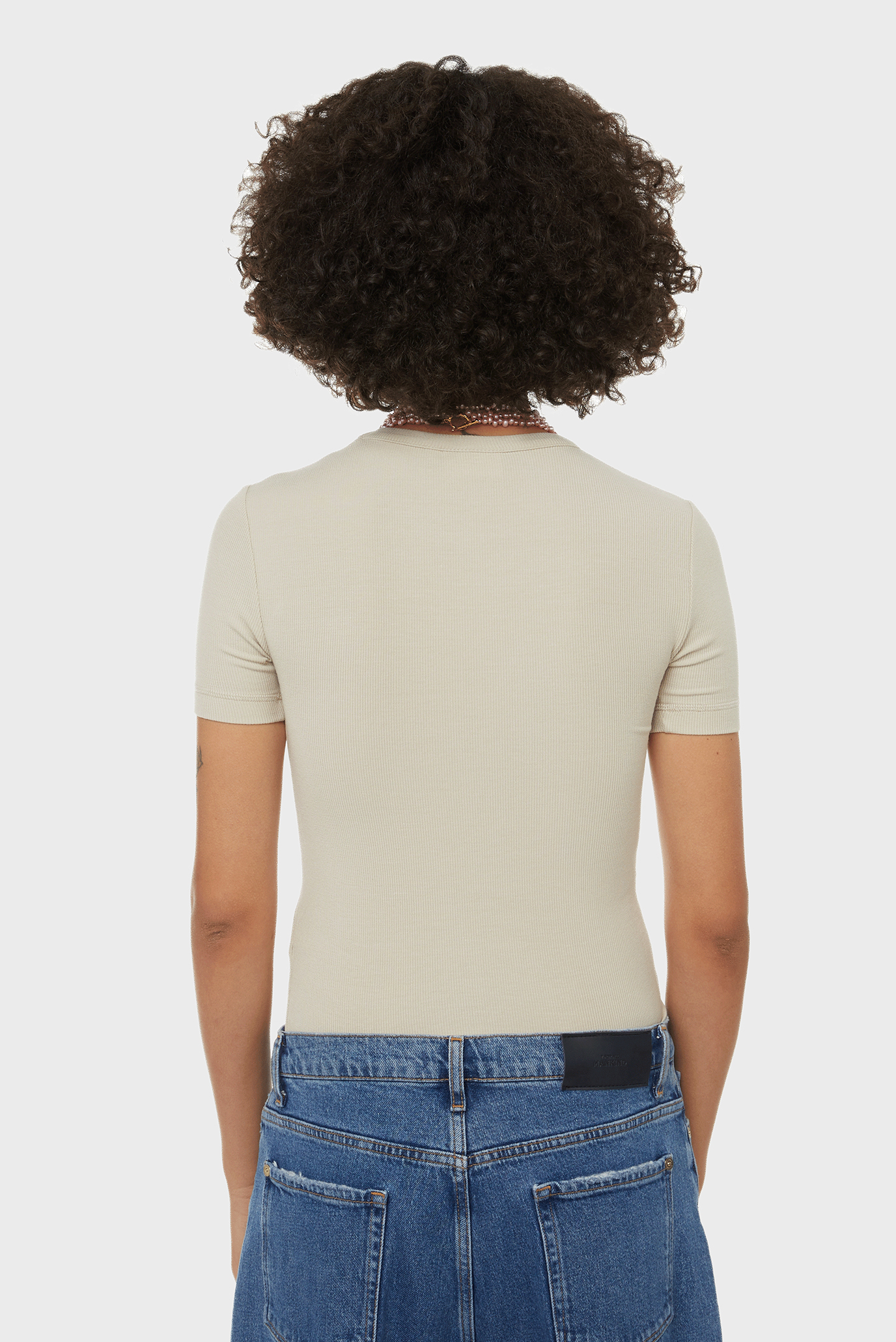 Футболка MODAL RIB CREW NECK T-SHIRT SS 3