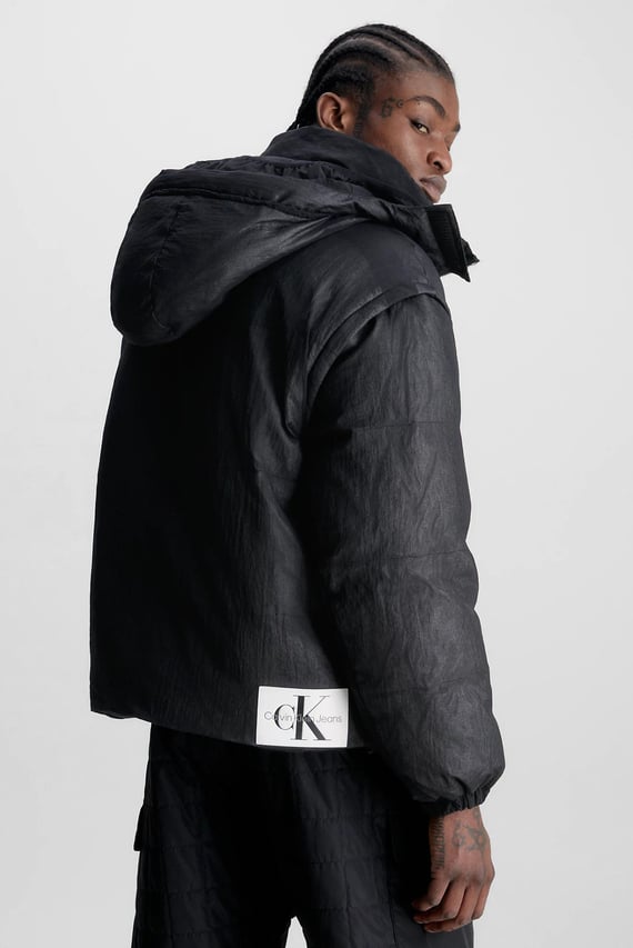Куртка зимняя QUILTED MESH PUFFER JACKET