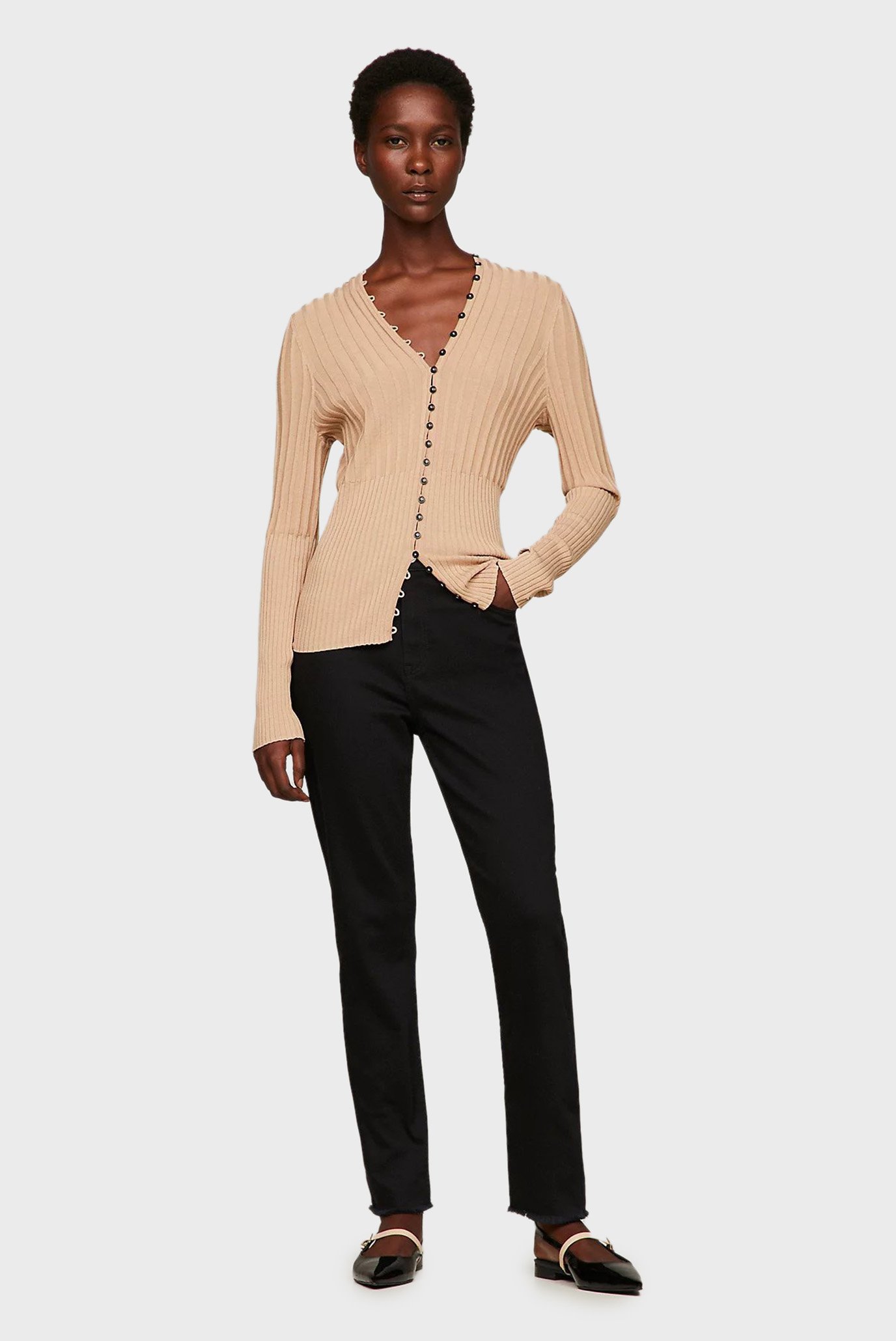 Женские черные джинсы SLIM CIGARETTE HW A STAY 2