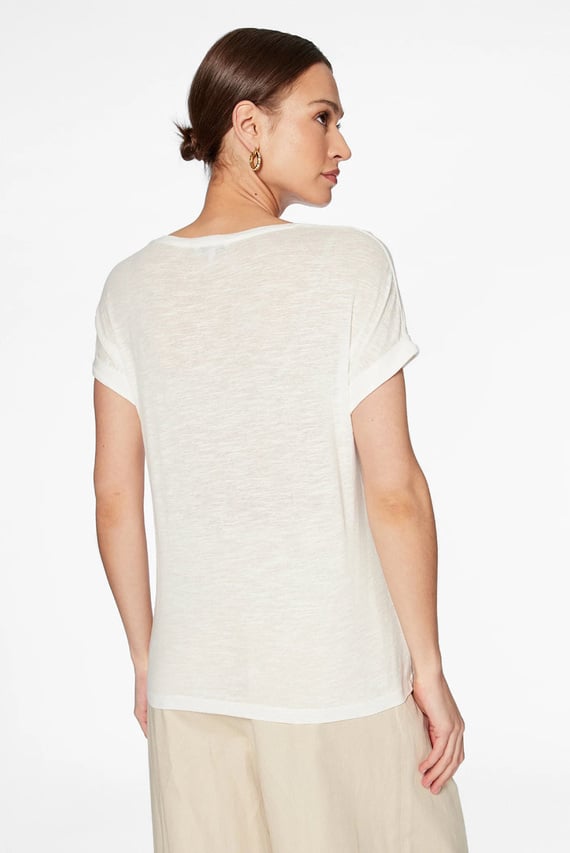 Футболка REG LYCL LINEN SCOOP-NK SS