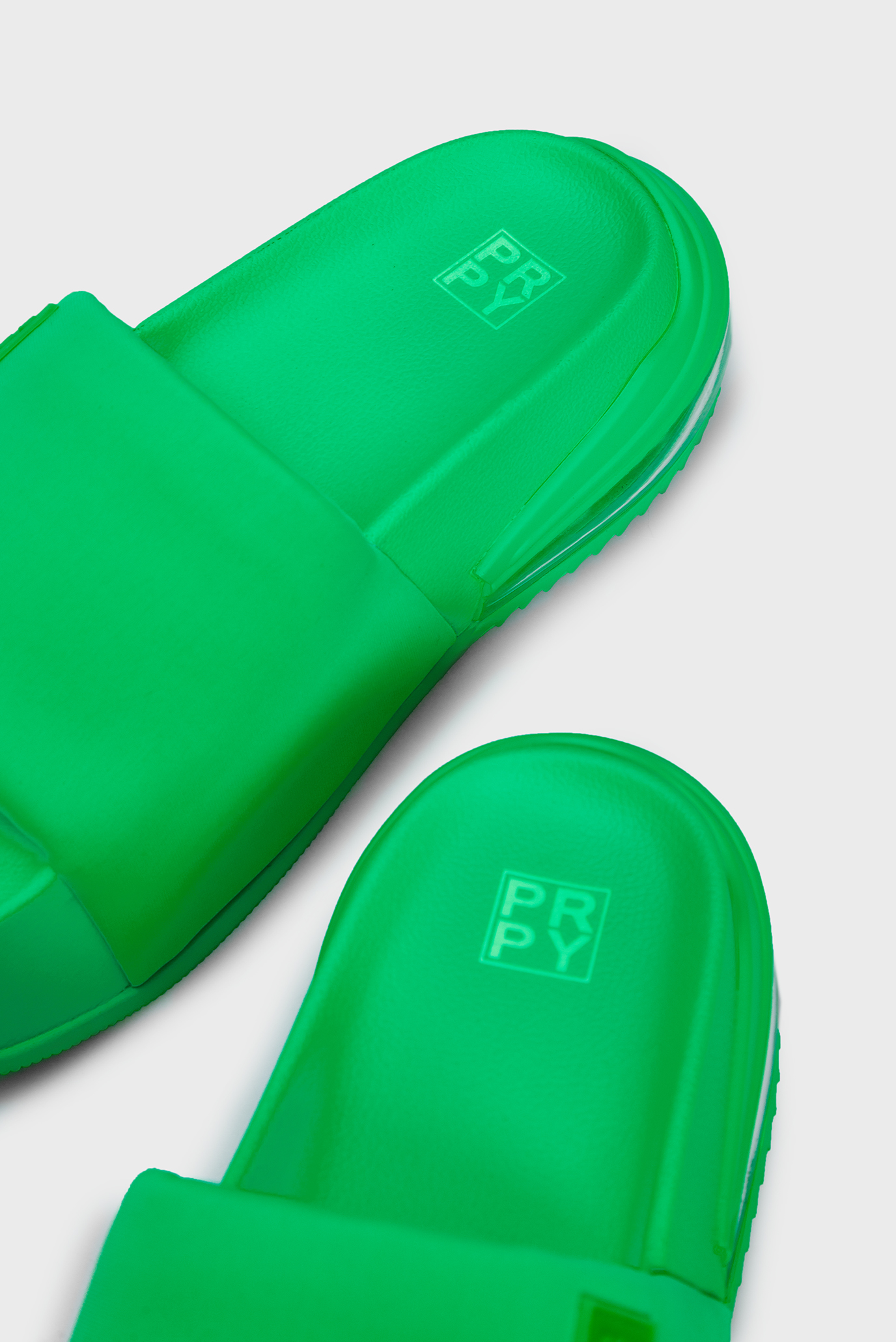 Женские зеленые кожаные слайдеры Addison 7