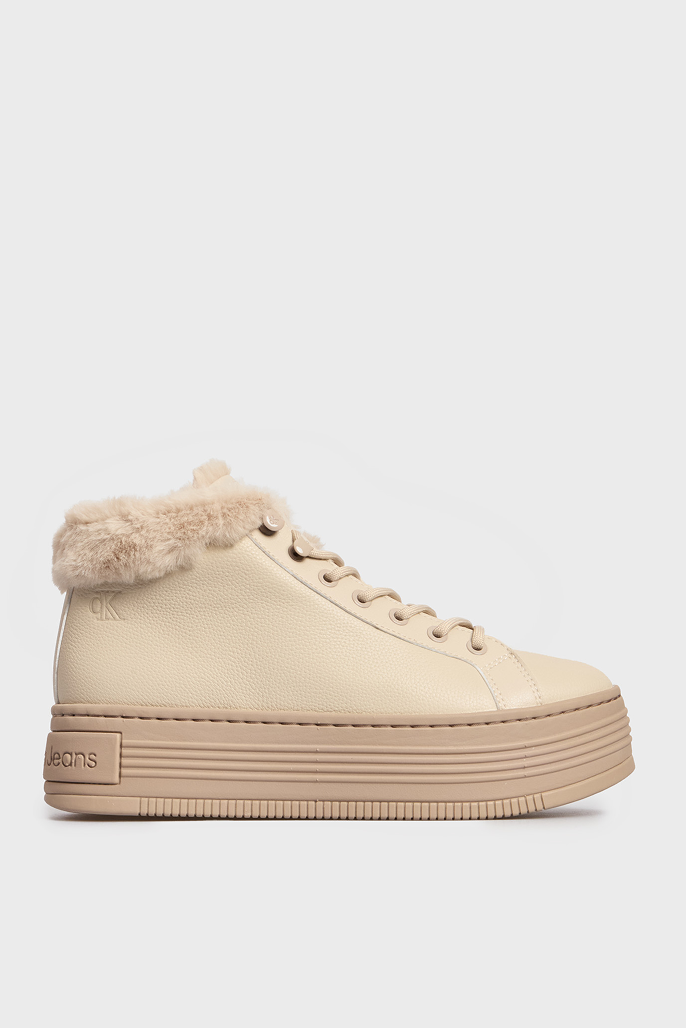 Женские бежевые хайтопы BOLD PLATF LOW LACEUP MG LTH 1