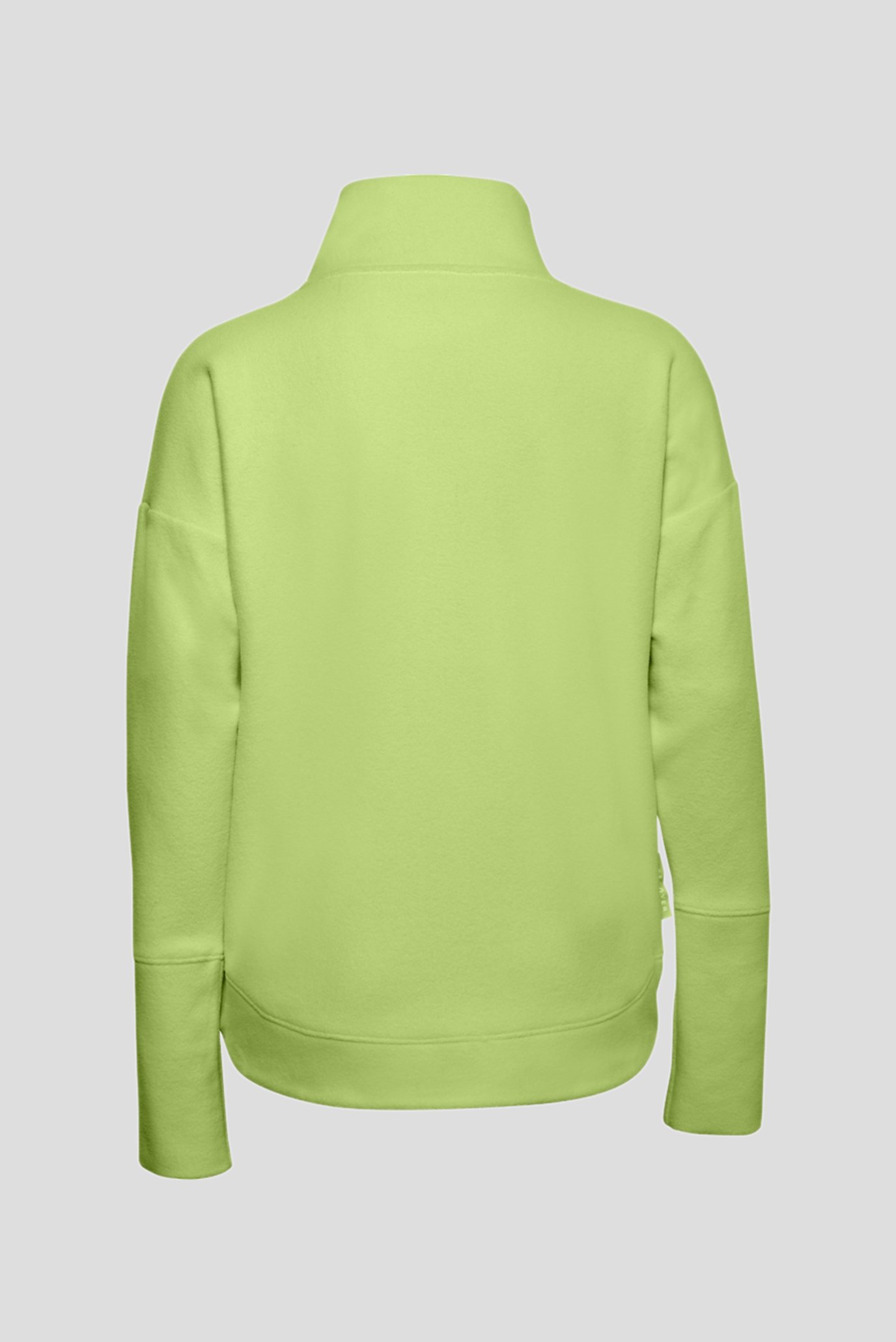 Женский салатовый свитшот Recover Fleece Wrap Neck 9