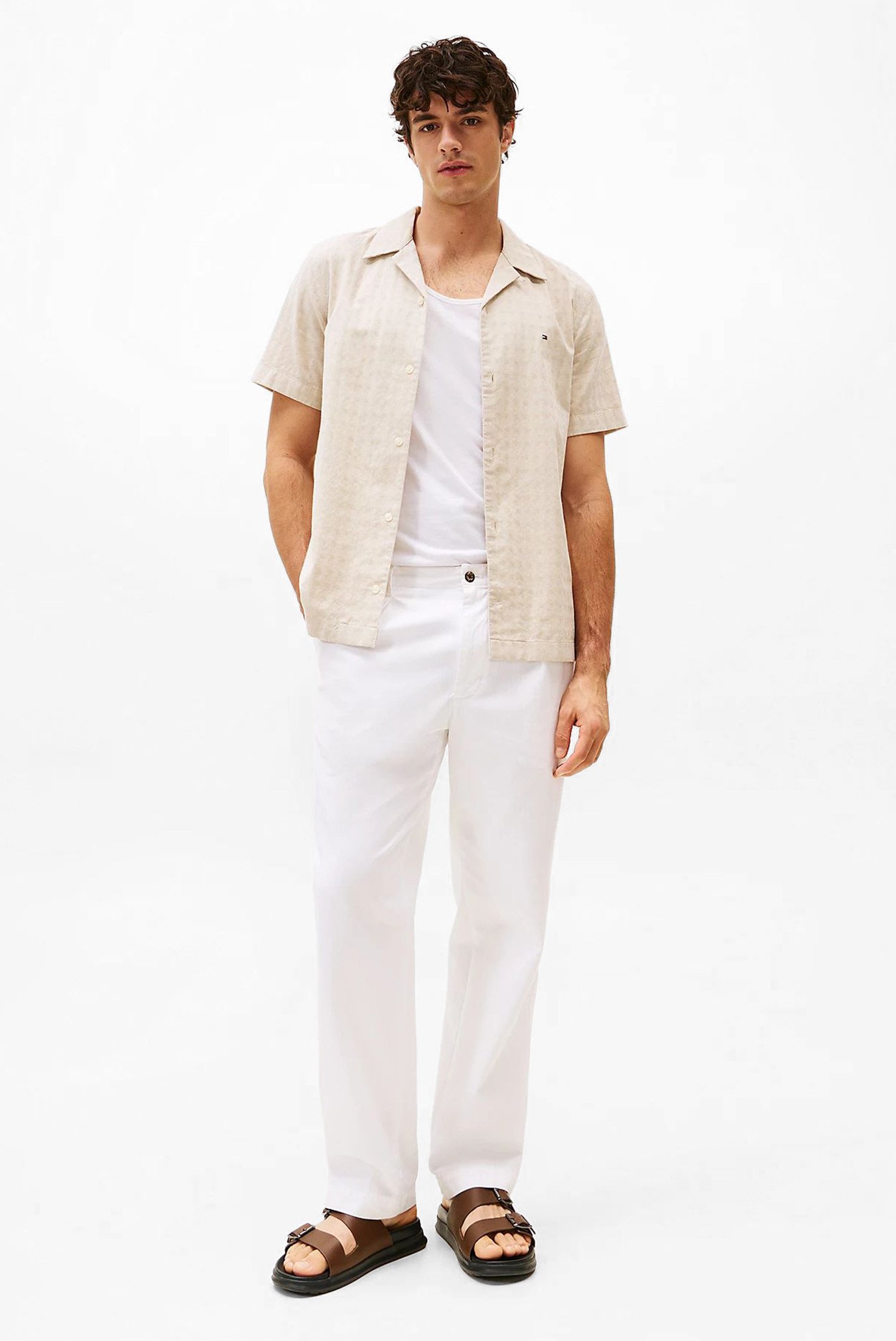 Рубашка с коротким рукавом COTTON LINEN DOBBY SS RF SHIRT 2