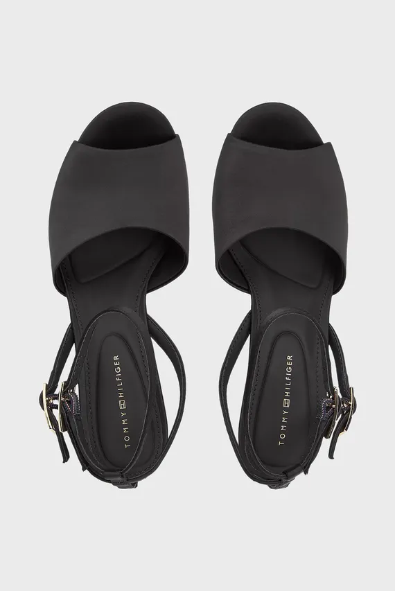 Босоножки TH DOUBLE BUCKLE SATIN SANDAL Tommy Hilfiger