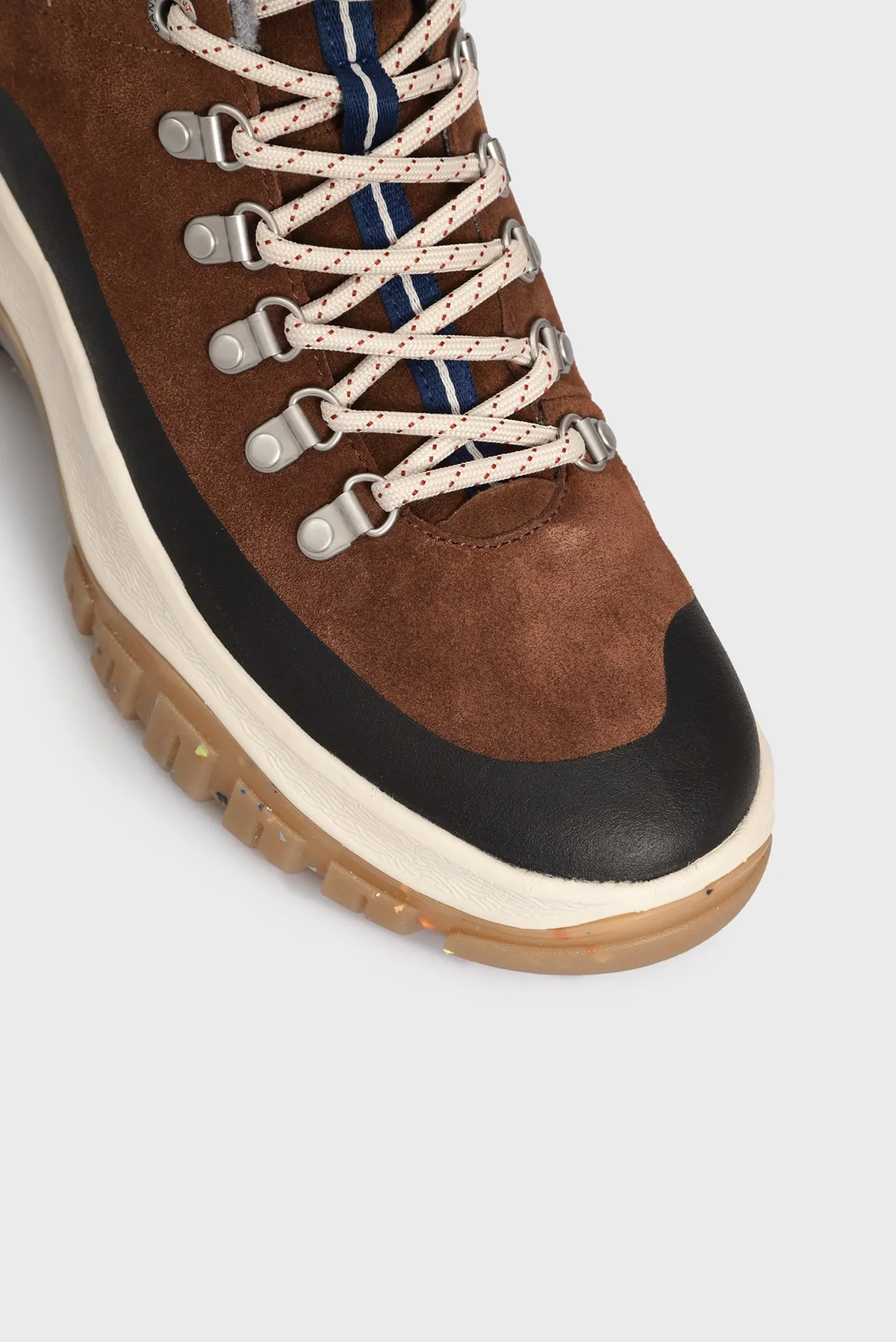 Мужские коричневые замшевые ботинки 4