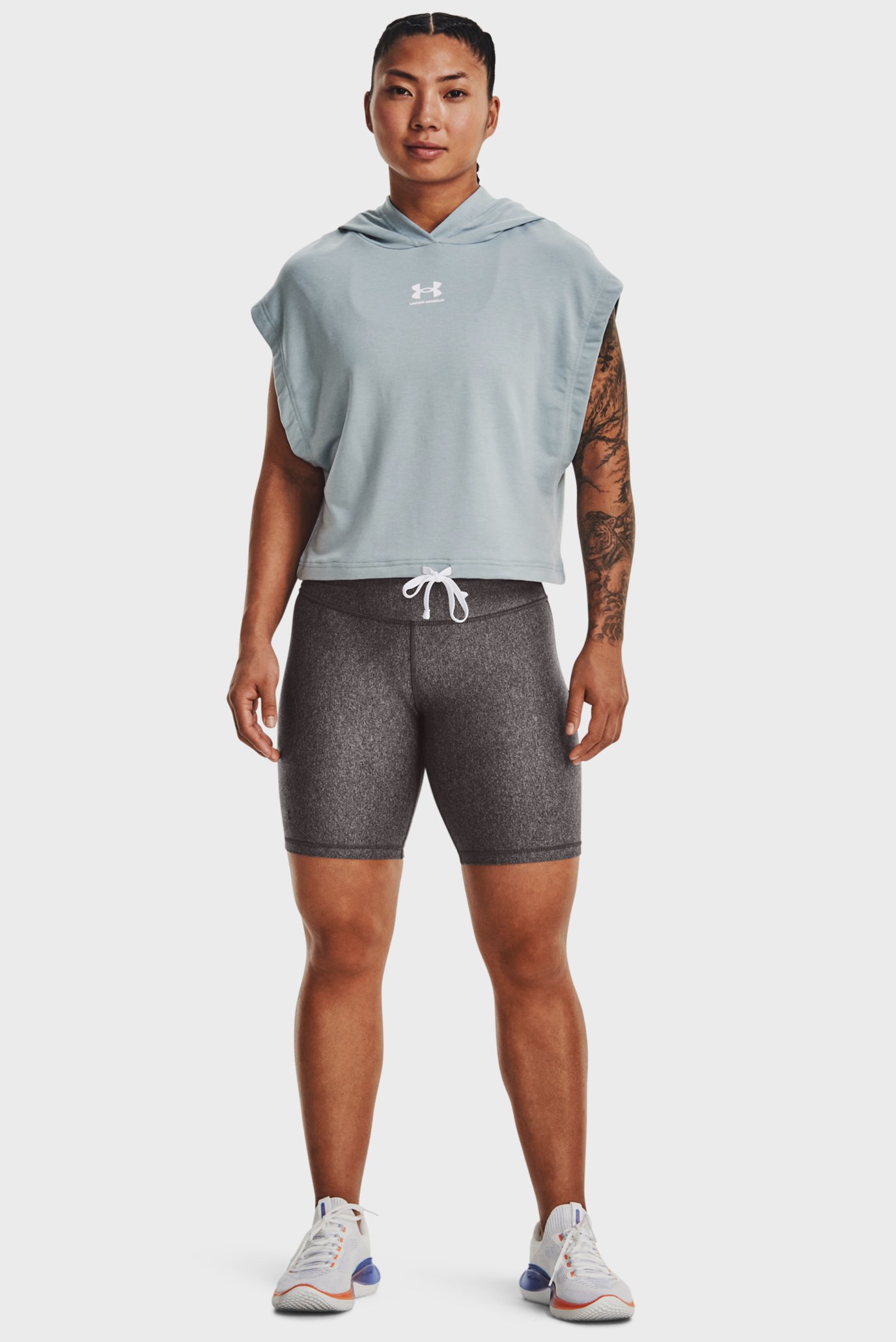 Лонгслив UA Rival Terry SS Hoodie 2