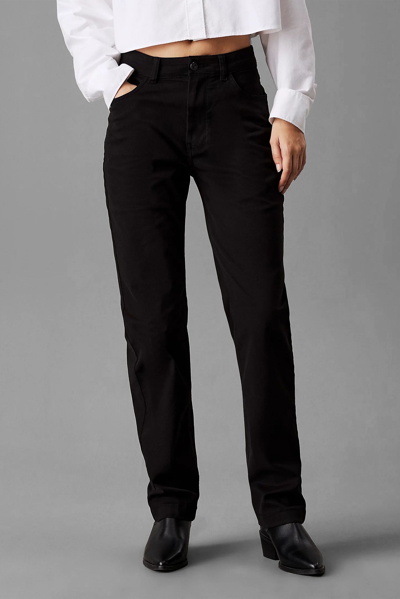 Брюки STRETCH HIGH RISE STRAIGHT PANT 1