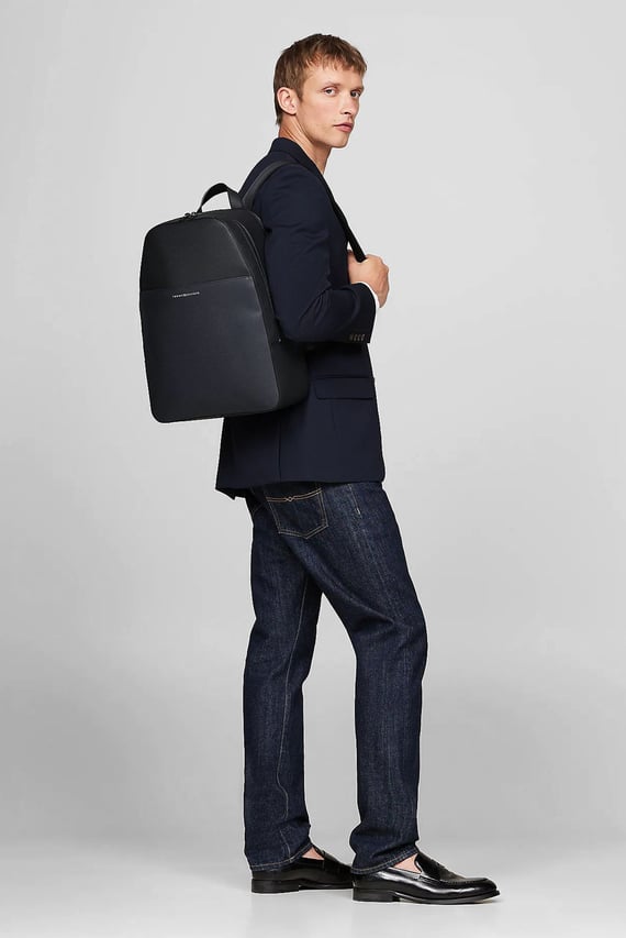 Мужской кожаный рюкзак TH BUSINESS LEATHER BACKPACK