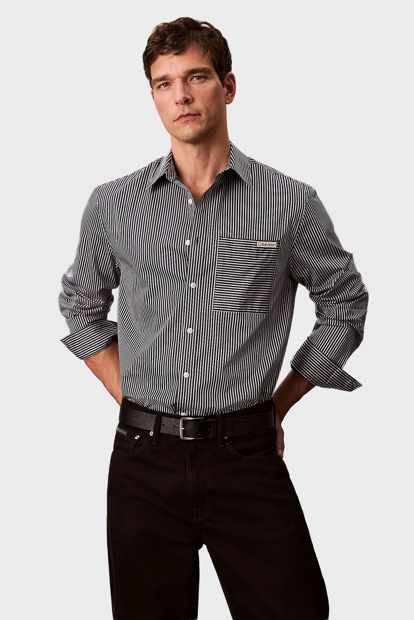 Рубашка LS YD COTTON SATIN RELAXED SHIRT 1