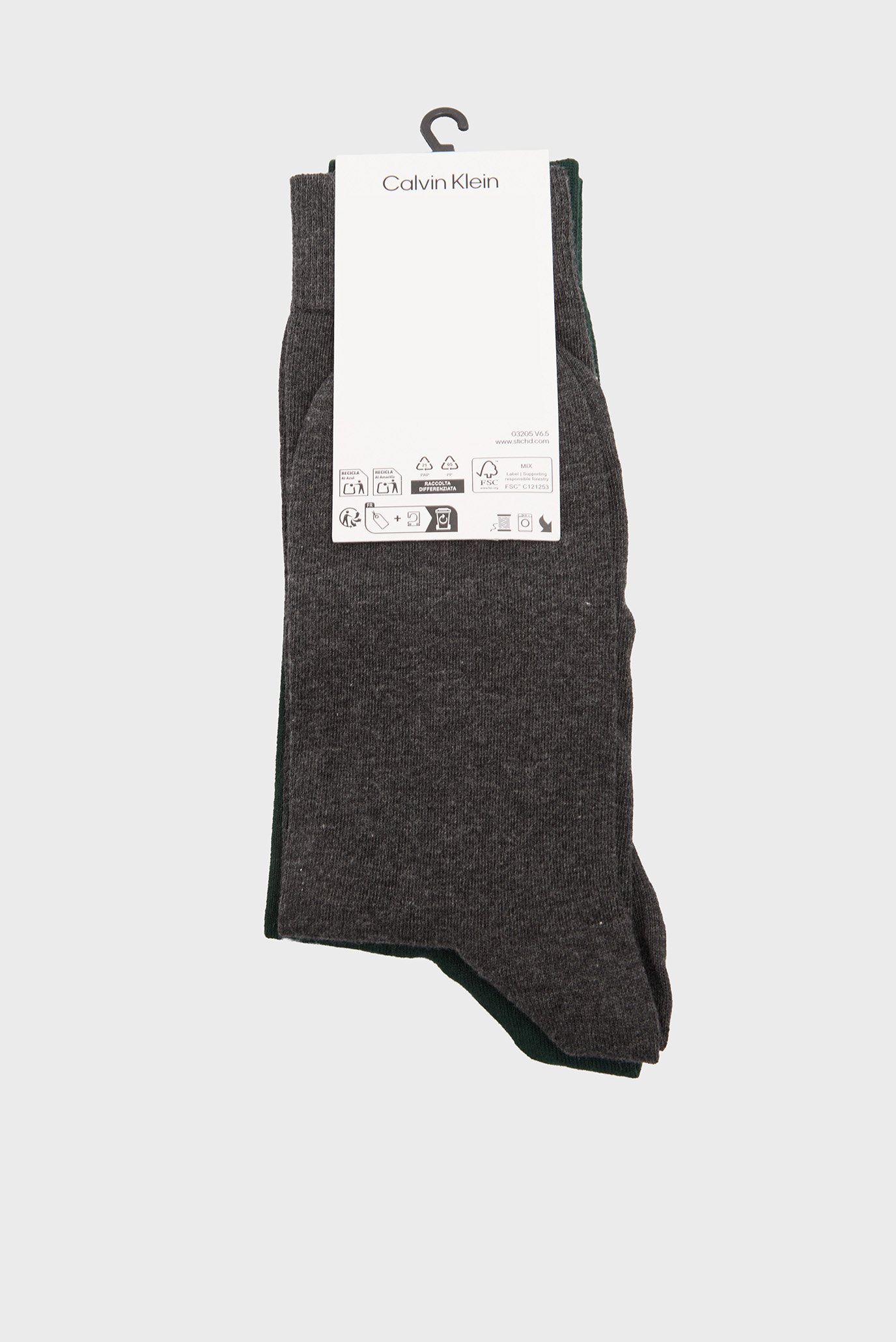 Носки CK MEN SOCK 2P PINSTRIPECalvin Klein Носки CK MEN SOCK 2P PINSTRIPE 3