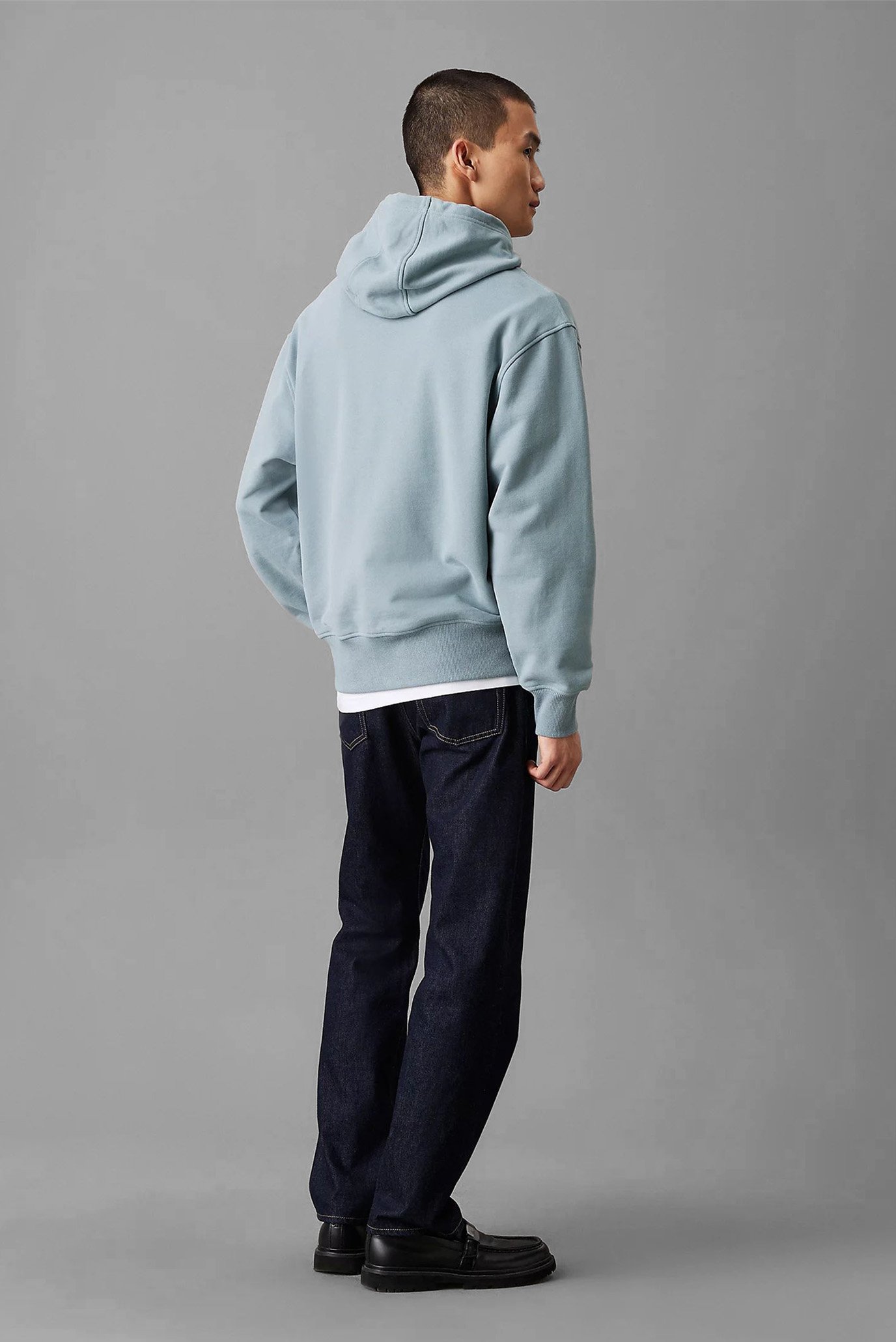 Мужское синее худи HEAVYWEIGHT CK EMBROCalvin Klein Jeans Мужское синее худи HEAVYWEIGHT CK EMBRO 3