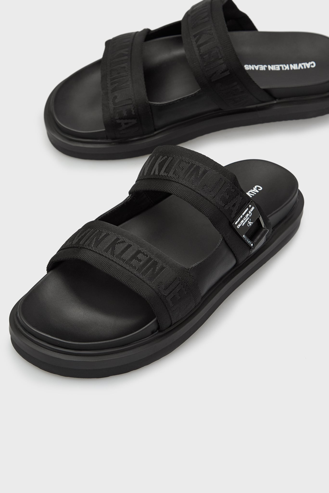 Мужские черные слайдеры TWOSTRAPS 2