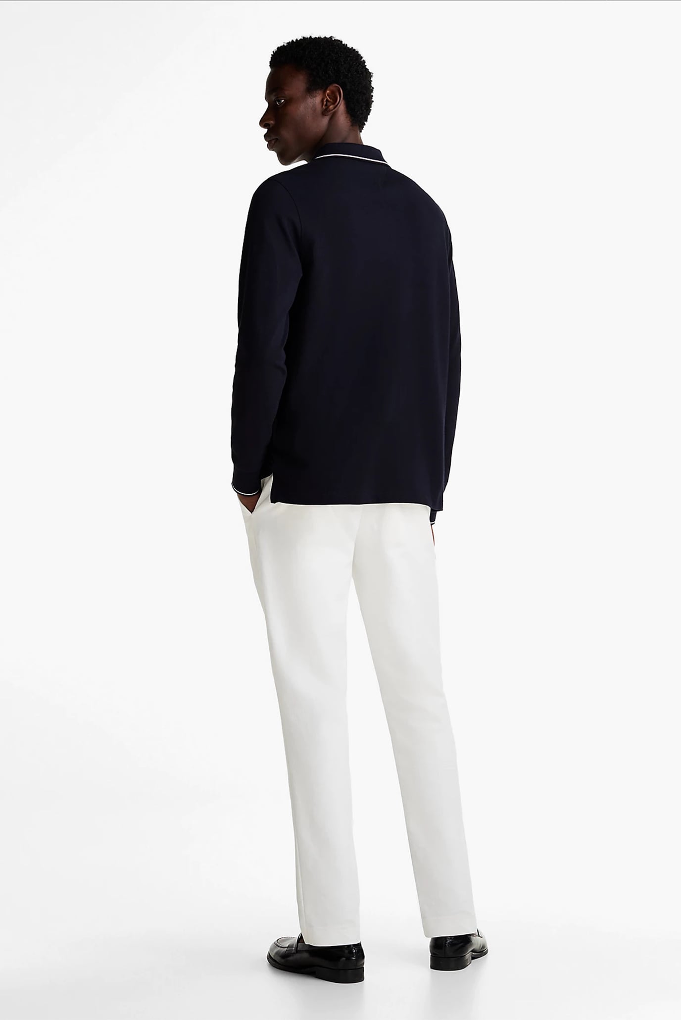 Поло с длинным рукавом LS ZIP RWB DETAIL REG POLO 3