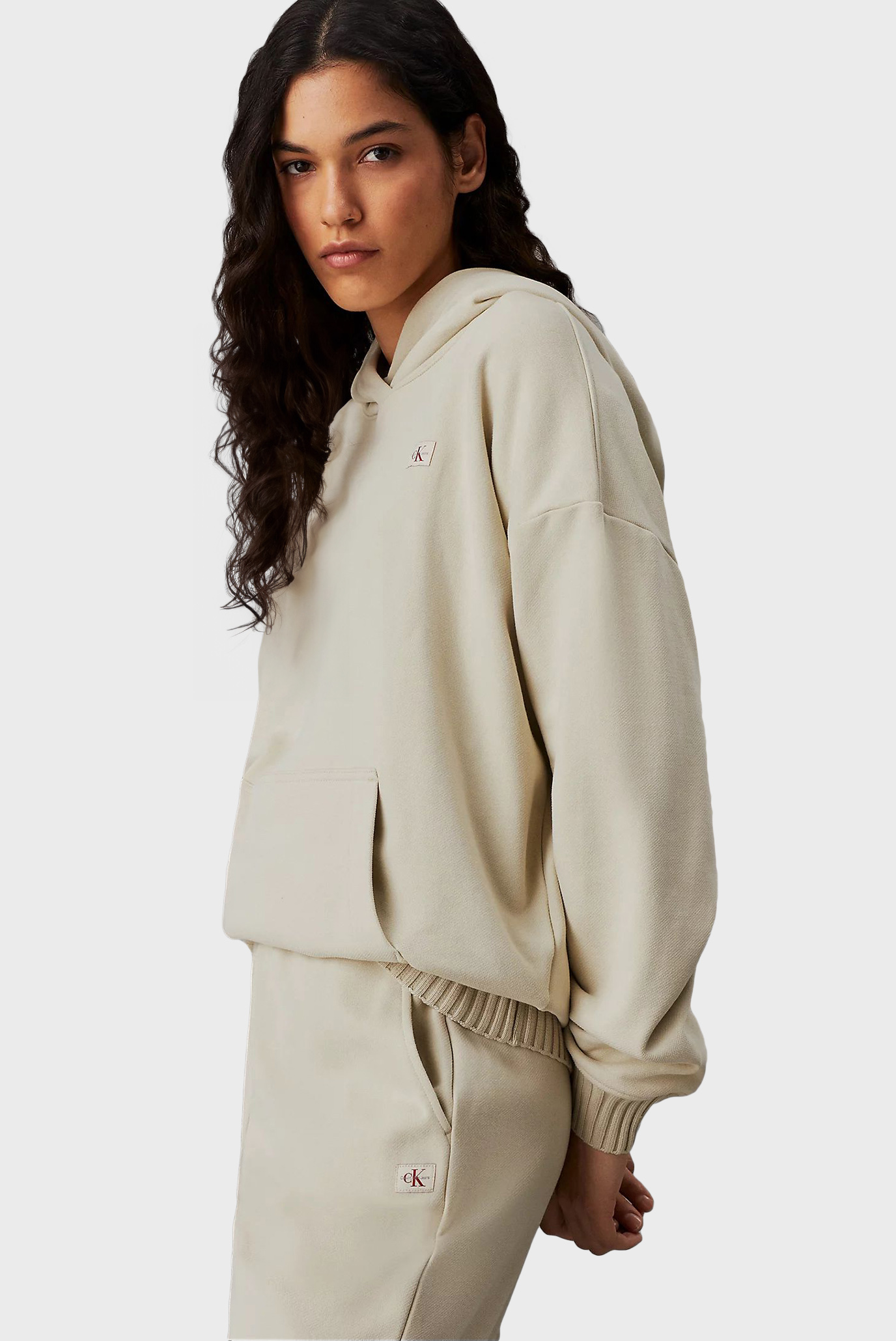 Женские бежевые спортивные брюки WOVEN LABEL JOG 4