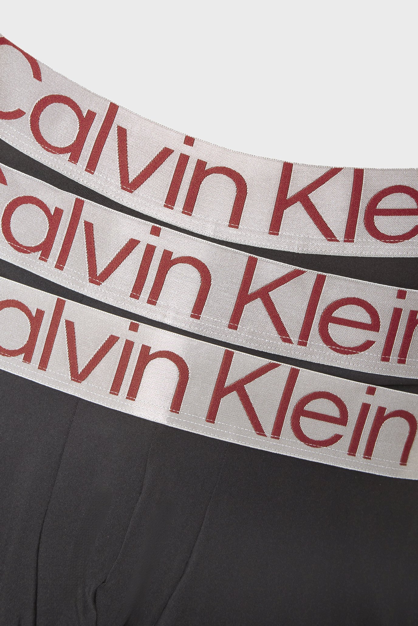 Мужские черные боксеры (3 шт) LOW RISE TRUNKCalvin Klein Мужские черные боксеры (3 шт) LOW RISE TRUNK 6