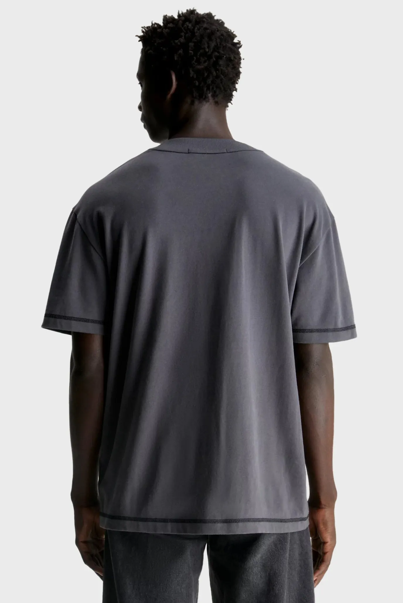Мужская серая футболка WASH MONOLOGO TEE 3