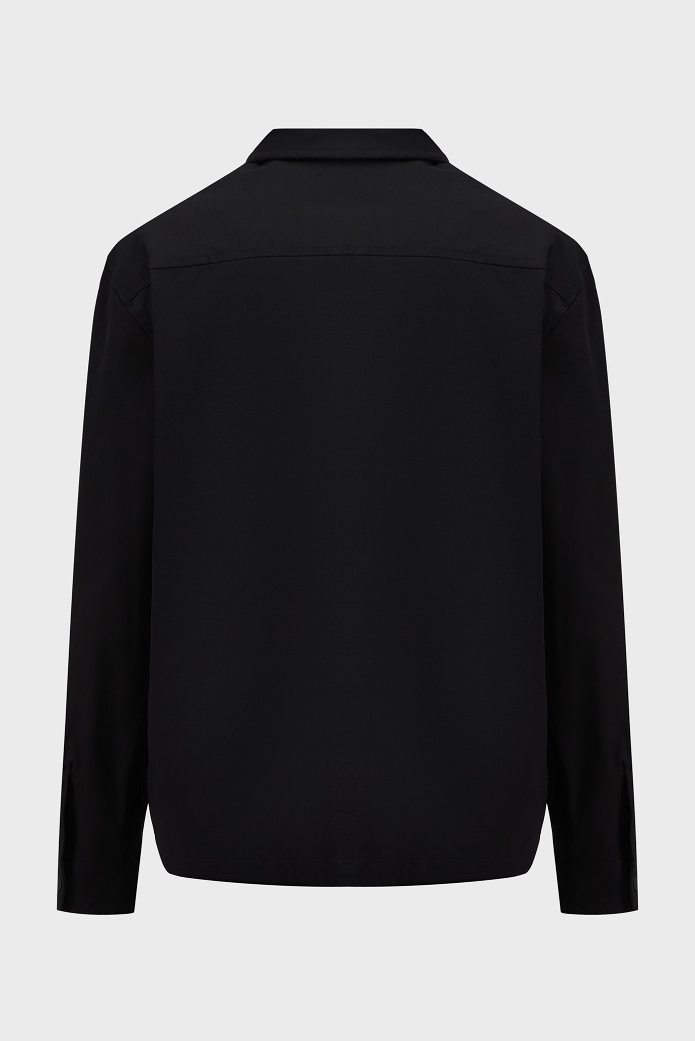 Мужская черная рубашка 4-WAY STRETCH NYLON OVERSHIRT 2