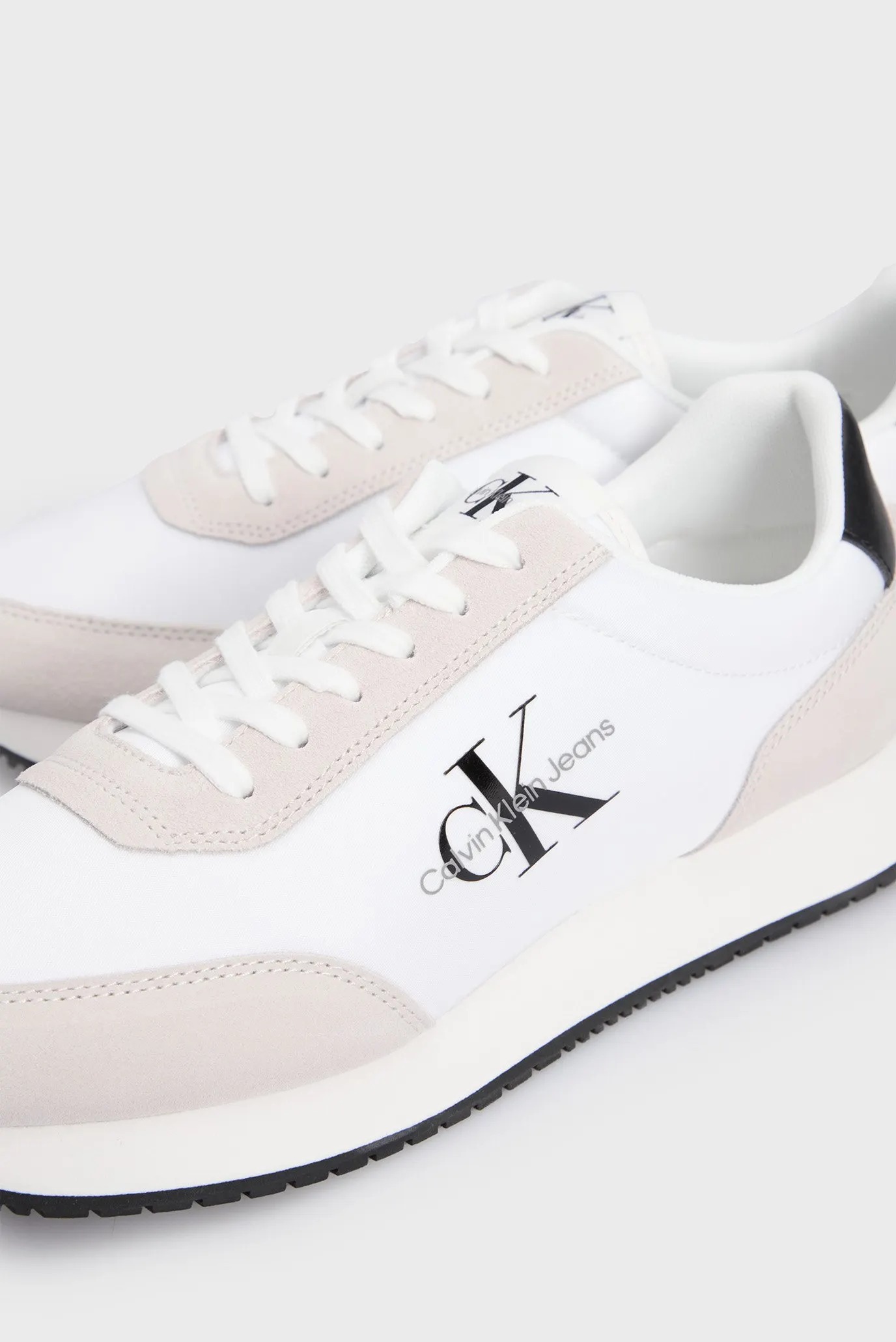 Мужские белые кроссовки RETRO RUNNER LOW LACEUP SU-NY ML 2