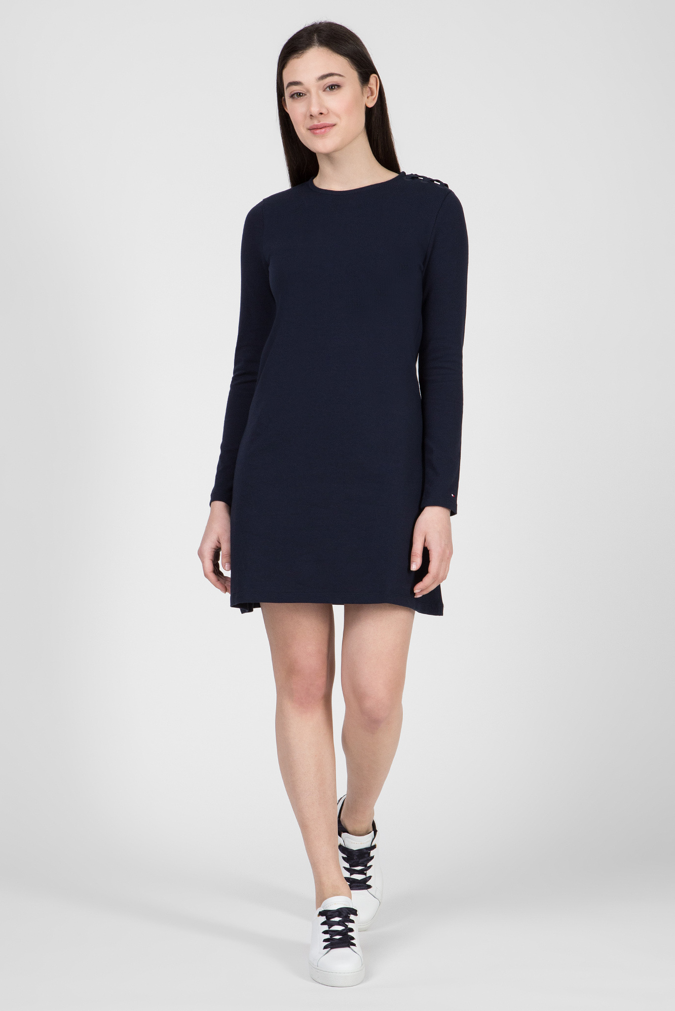 Женское темно-синее платье KRISTIE 5