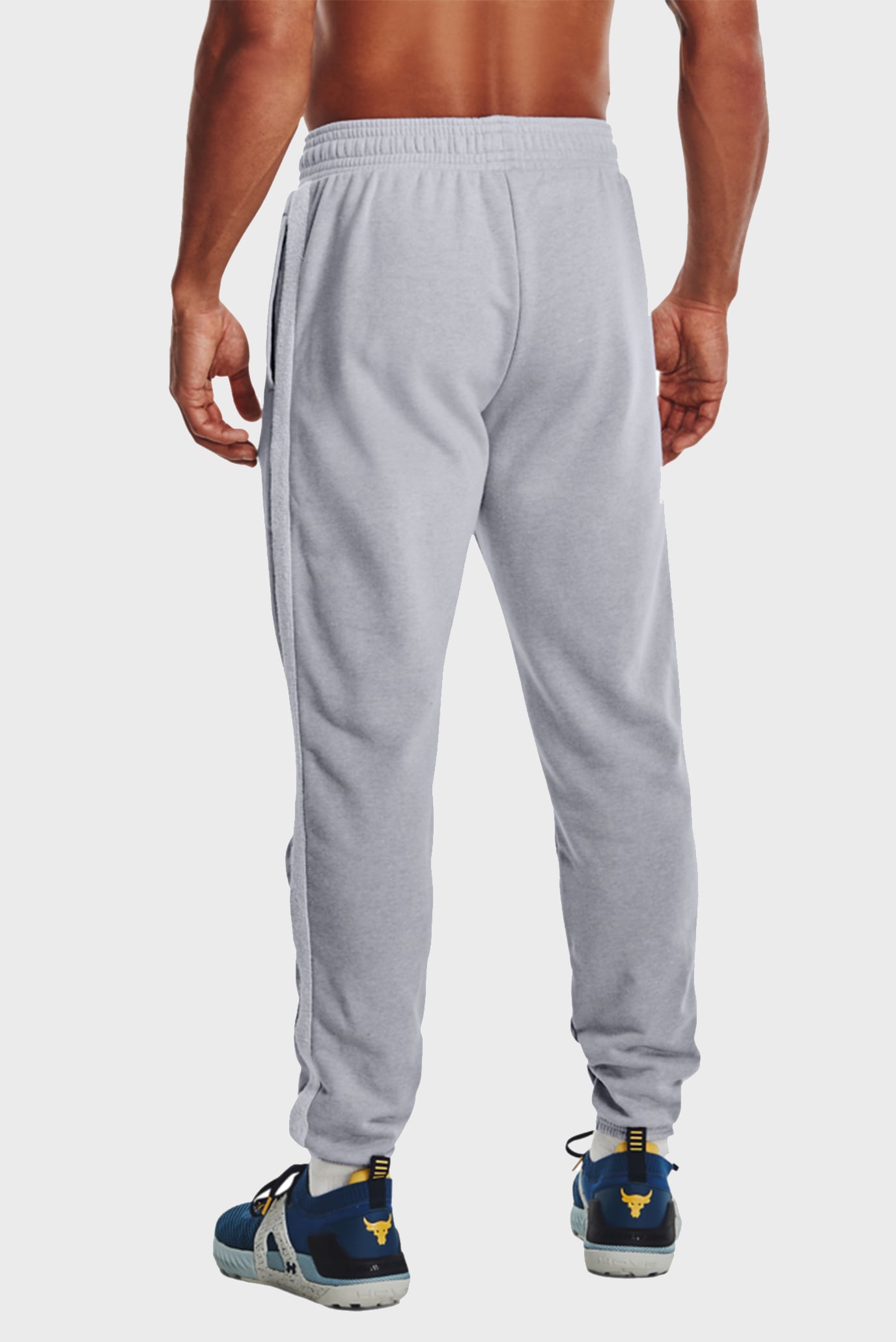 Мужские серые спортивные брюки UA Pjt Rock Hvyt Terry Pnt 7