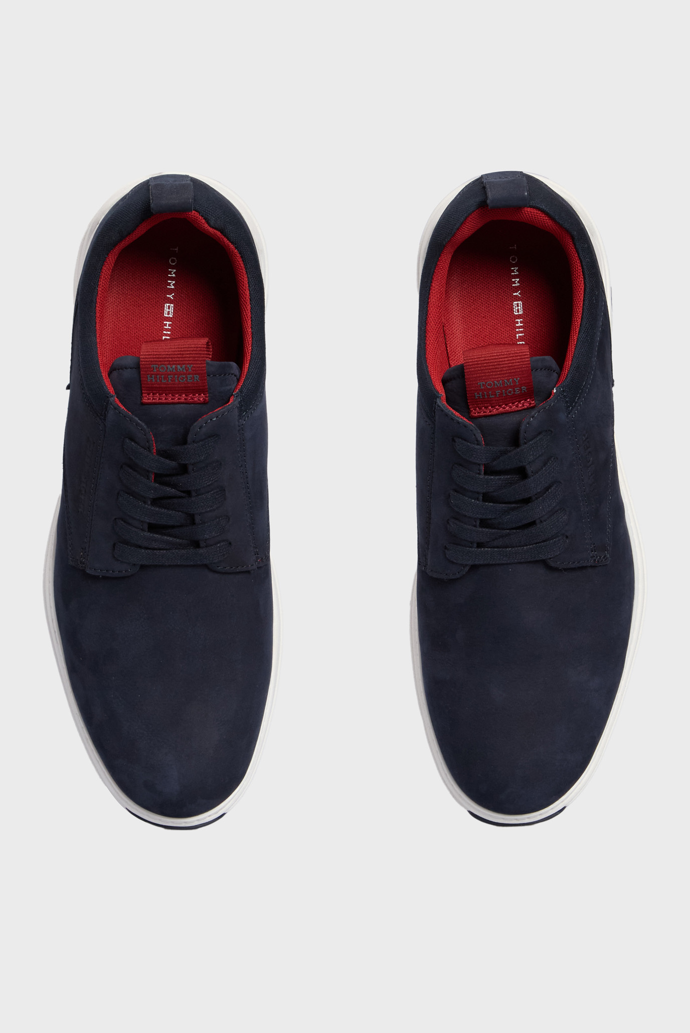 Мужские темно-синие кожаные кроссовки HILFIGER NUBUCK MIX HYBRID SHOE 4