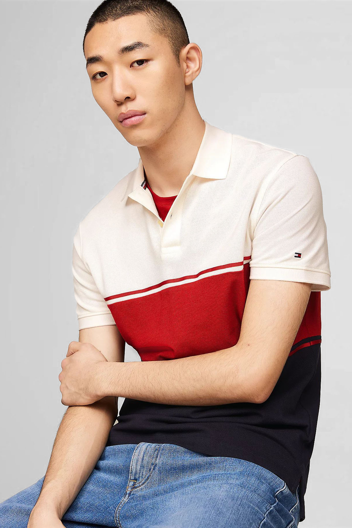 Поло COLORBLOCK REG POLO 4