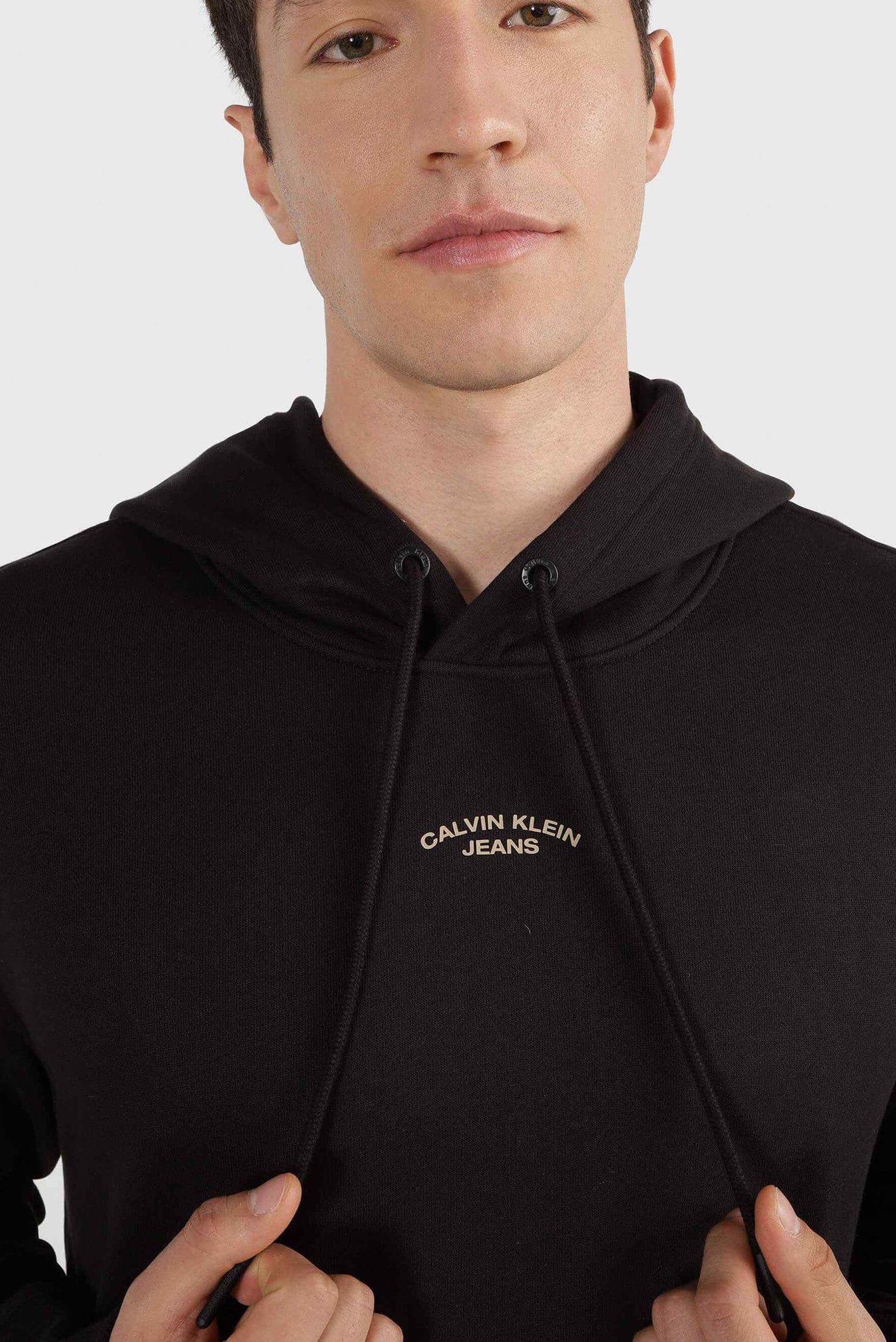 Мужское черное худи CANVAS CURVE GRAPHIC 7