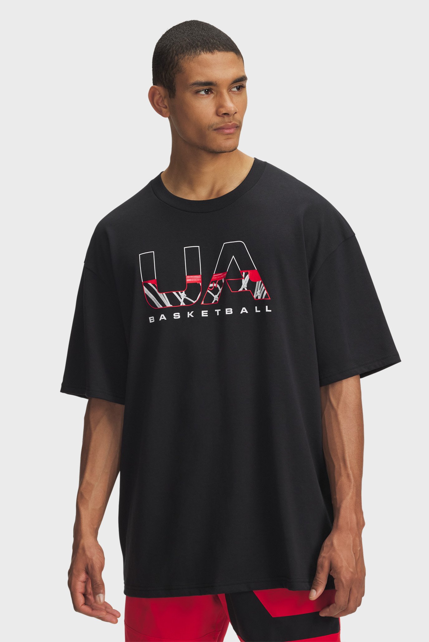 Футболка UA M HWT Hoops Branded SS 1