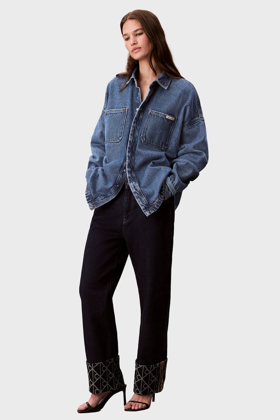 Джинсы RELAXED CROP CUFF CK INDIGO JACQ