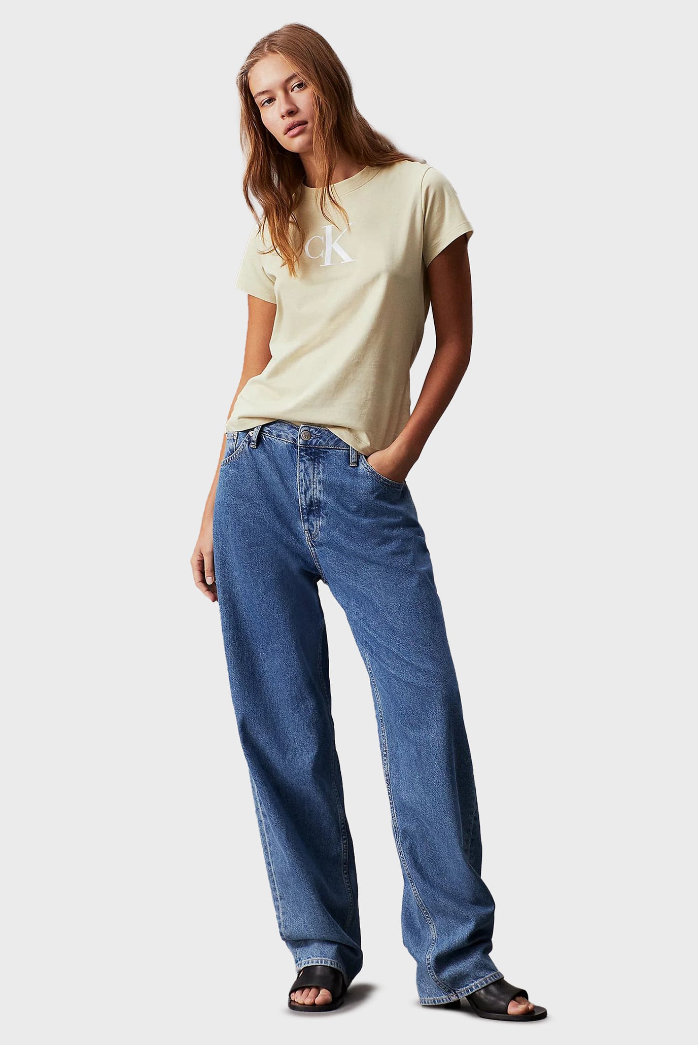 Футболка SATIN CK SLIM TEE 2