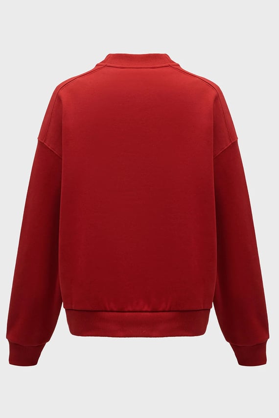 Женский красный свитшот RLX VARSITY CREST C-NK Женский красный свитшот RLX VARSITY CREST C-NK