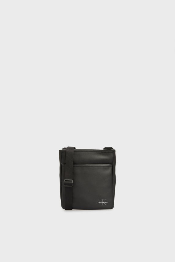 Мужская черная сумка MONO LOGO FLAT PACK 18