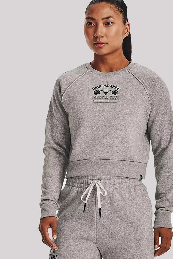 Свитшот UA Pjt Rck Hm Gym Flc Crw