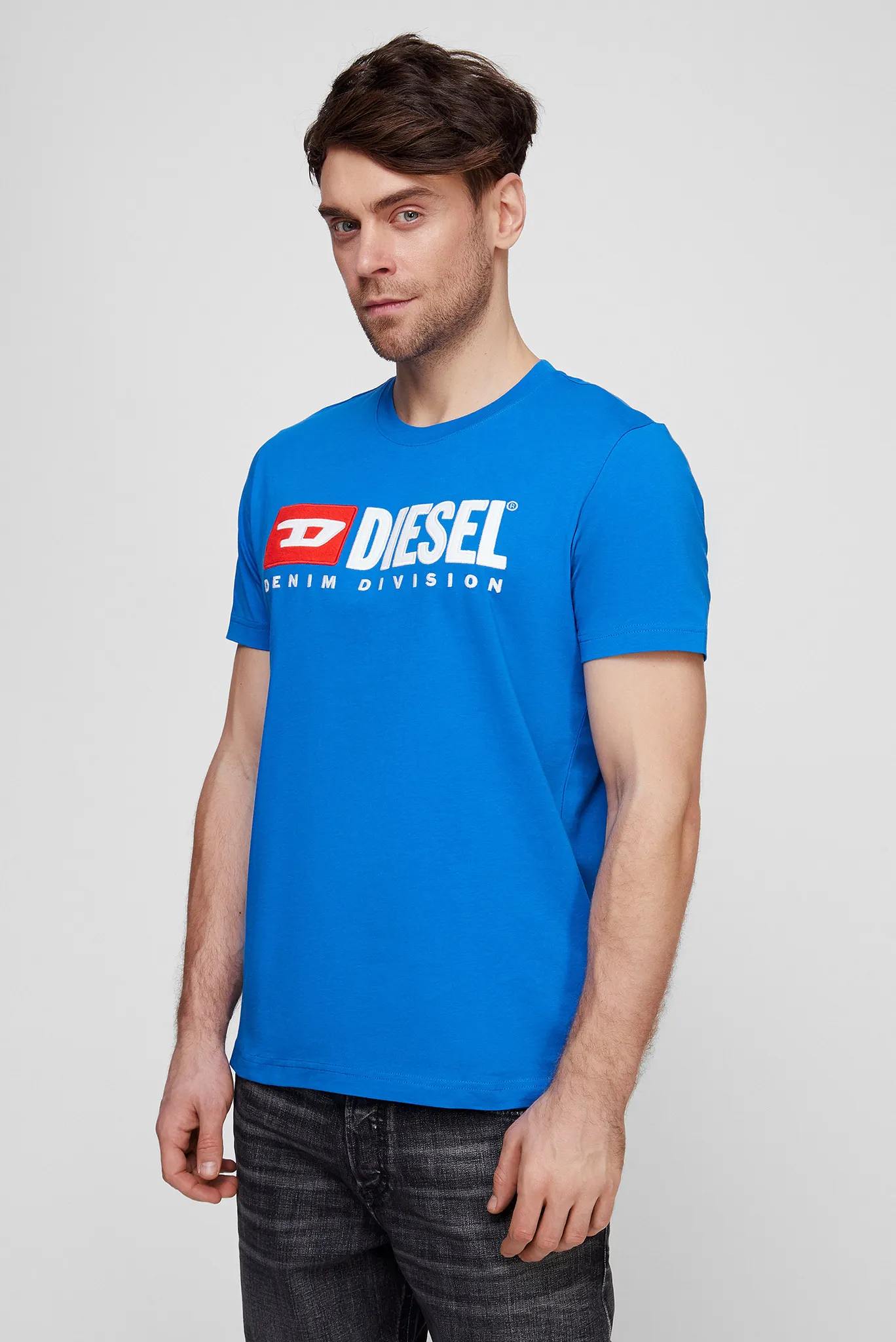 Мужская синяя футболка T-DIEGOR-DIV 2
