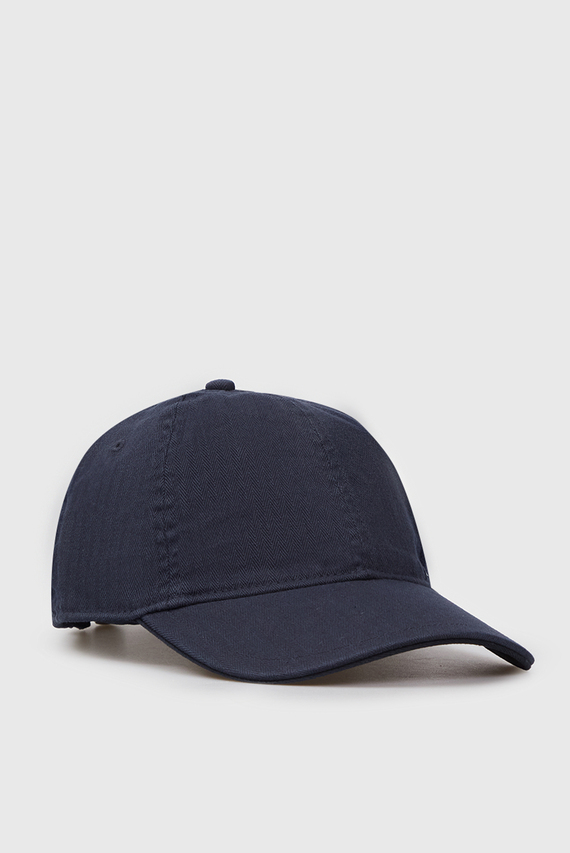 Мужская темно-синяя кепка TH CORP HERRINGBONE 6 PANEL CAP