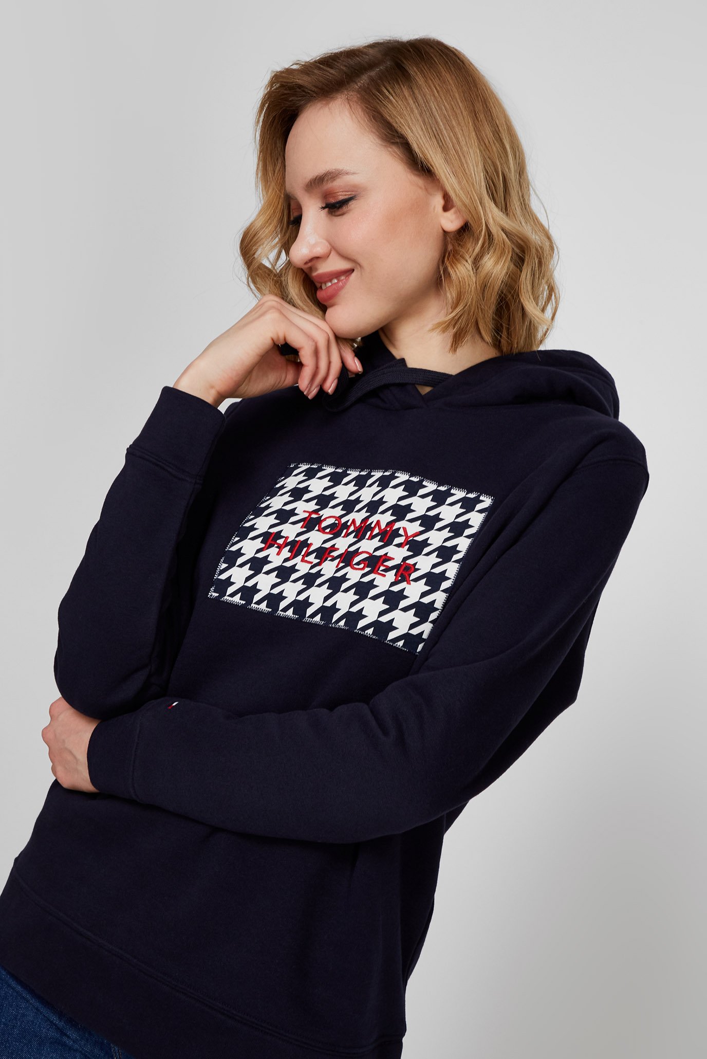 Женское темно-синее худи REGULAR HOUNDST BOX 8