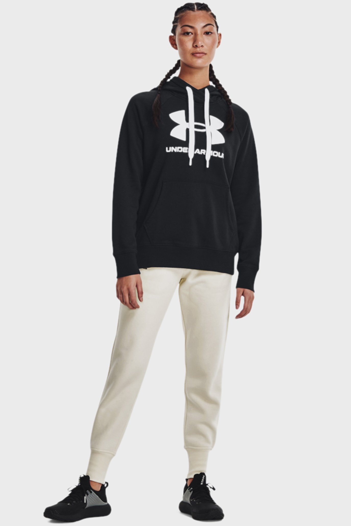 Женские бежевые спортивные брюки Rival Fleece Joggers 10