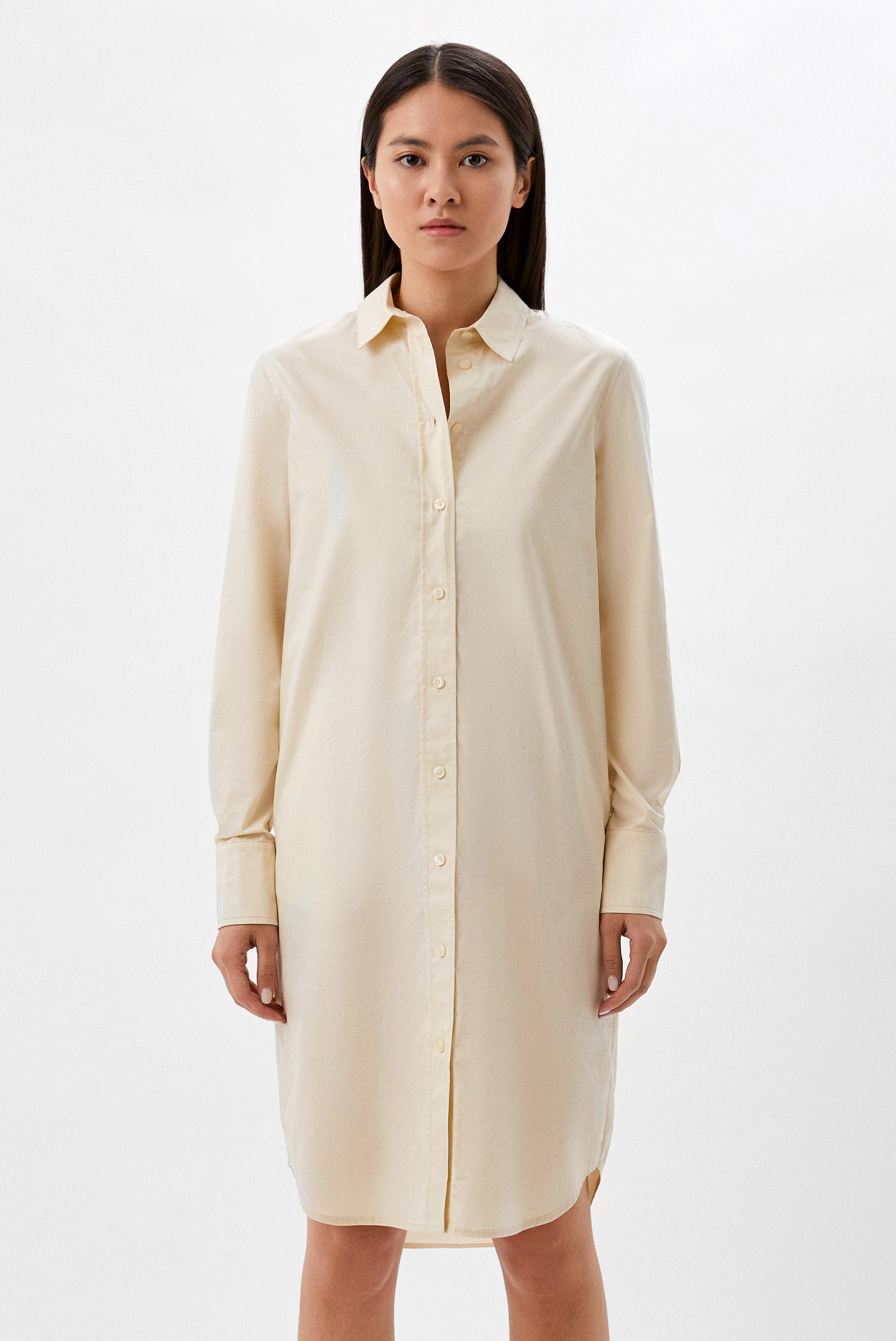 Женское бежевое платье SHINY 8