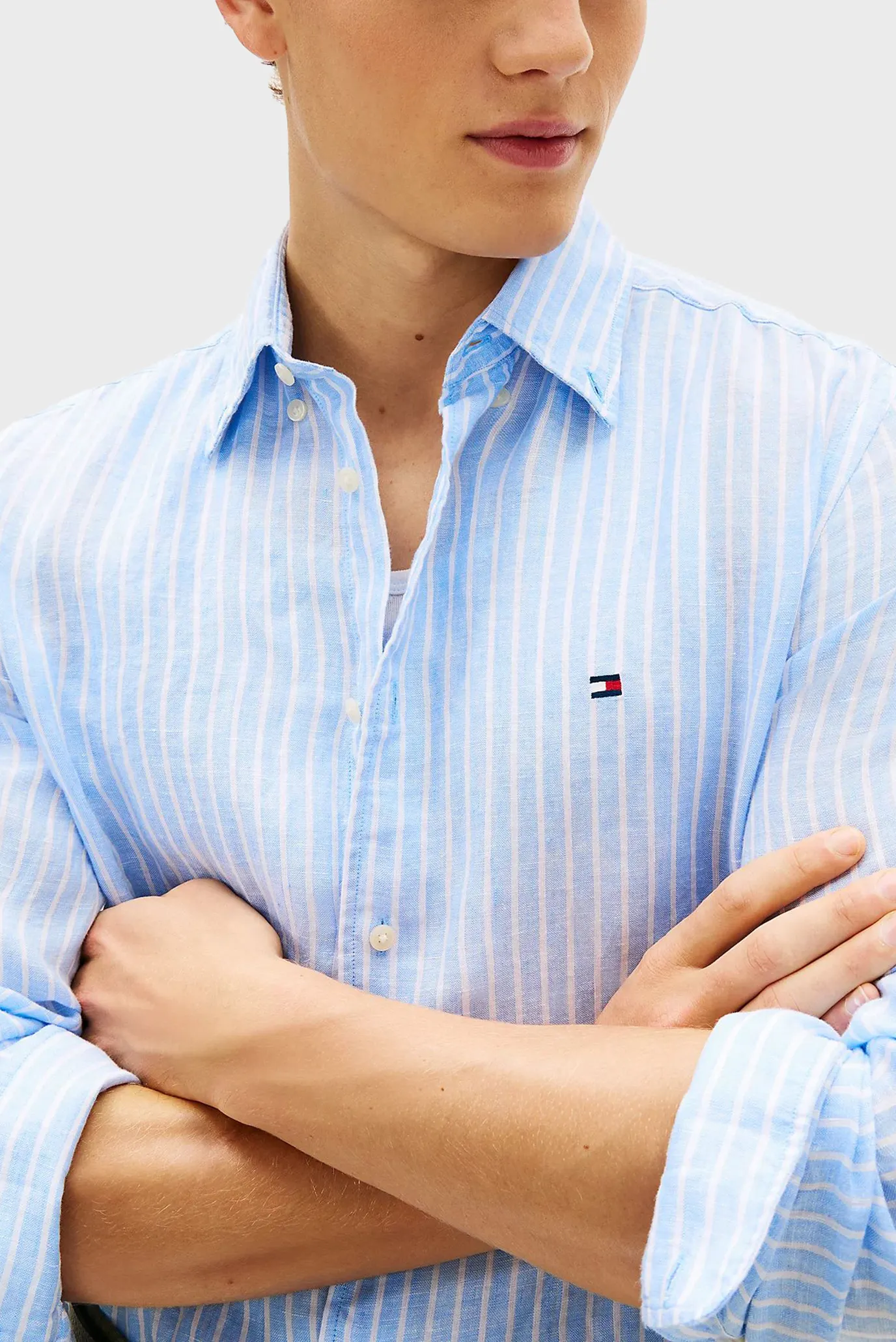 Рубашка LINEN BENGAL STRIPE RF SHIRT 4
