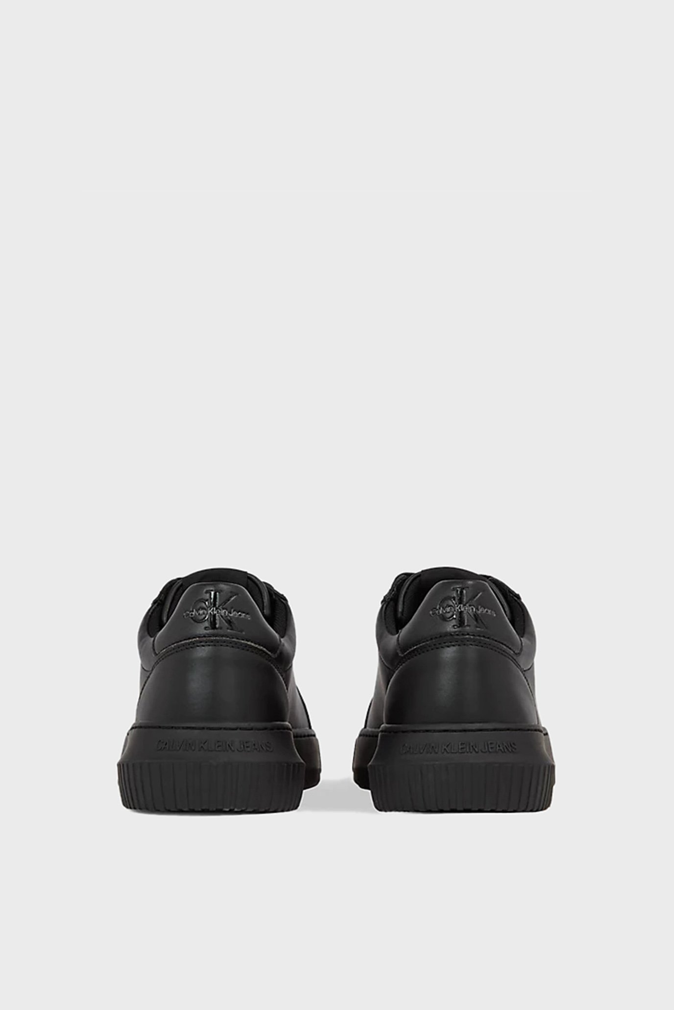 Мужские черные кожаные сникерcы CHUNKY CUPSOLE MONO LTHCalvin Klein Jeans Мужские черные кожаные сникерcы CHUNKY CUPSOLE MONO LTH 4