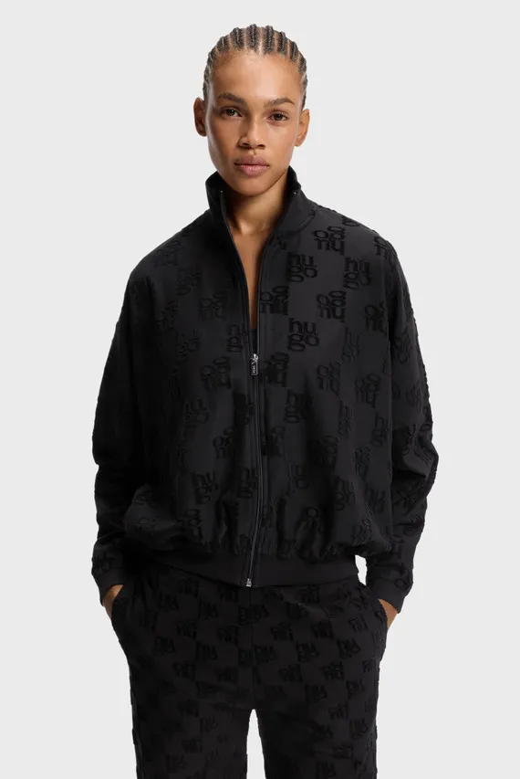 Реглан TERRYMONOGRAM_JACKET 10271234 01 HUGO BOSS