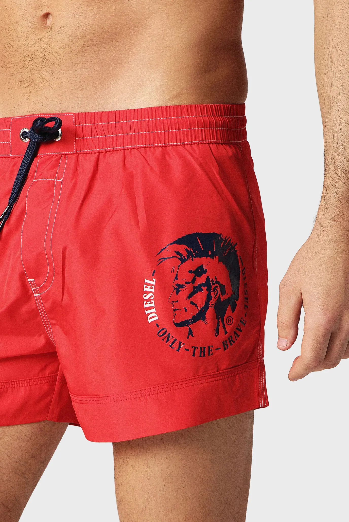 Мужские красные плавательные шорты 3
